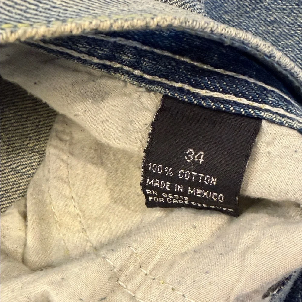 Enyce NWT‎ Blue Denim Baggy Shorts Size 34